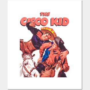 The Cisco Kid Western Cowboy Vintage Retro Comic Horse Posters and Art